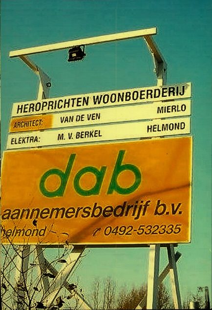 Projekt met DAB aannemer